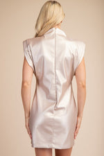 Load image into Gallery viewer, **SALE** LEATHER MINI DRESS
