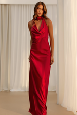 Load image into Gallery viewer, HALTER BACKOFF DRESS
