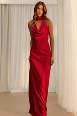 **SALE** HALTER BACKOFF DRESS