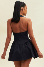 Load image into Gallery viewer, MINI CORSET HALTER DRESS
