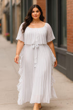 Load image into Gallery viewer, Off the Shoulder Maxi Dress
