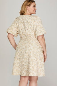 Cream Mini Dress