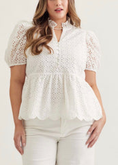 Eyelet Top