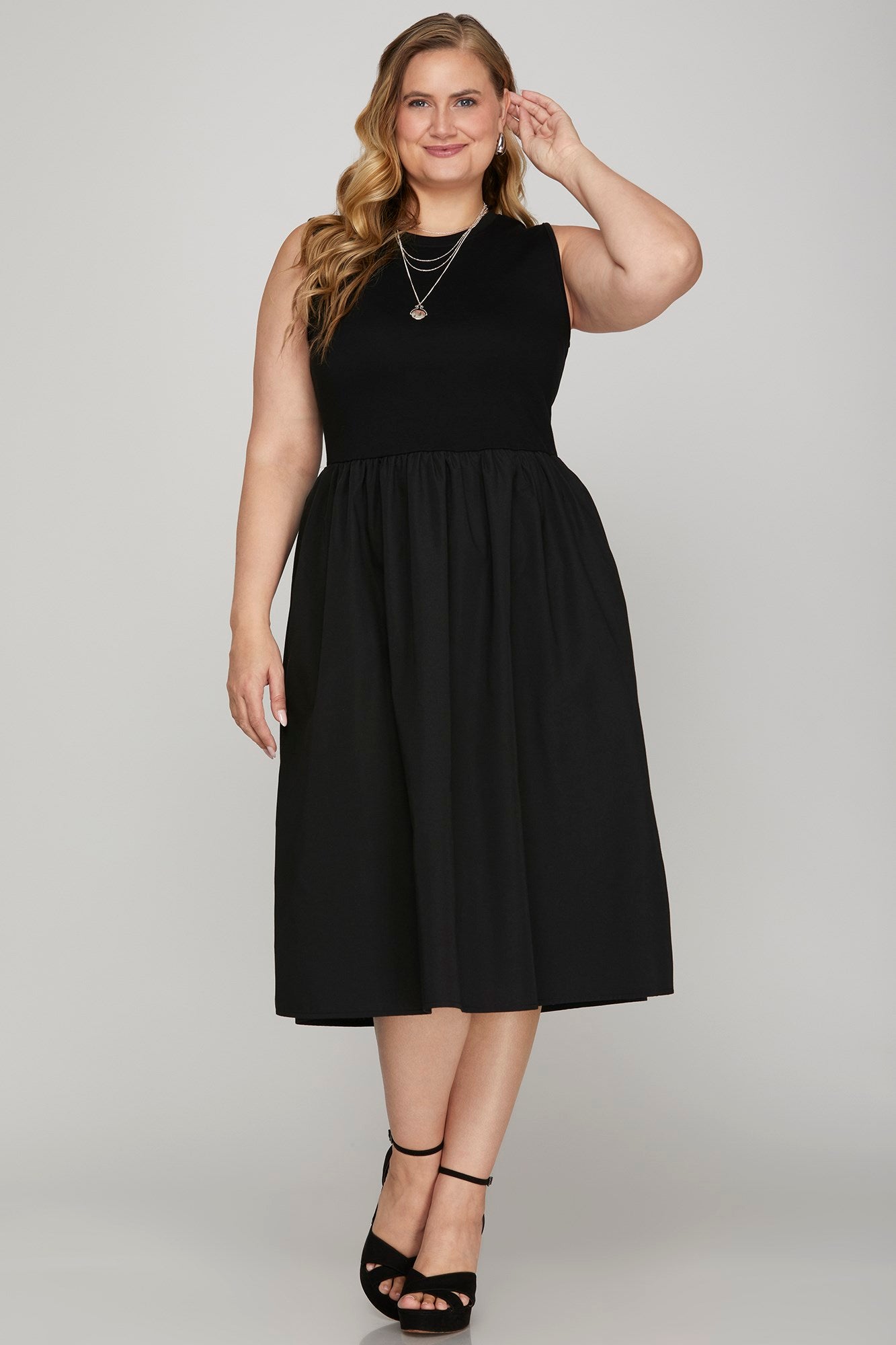 Black Midi Dress