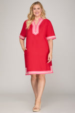 Load image into Gallery viewer, Red/Pink Dress
