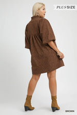 Load image into Gallery viewer, Brown Tunic Dress

