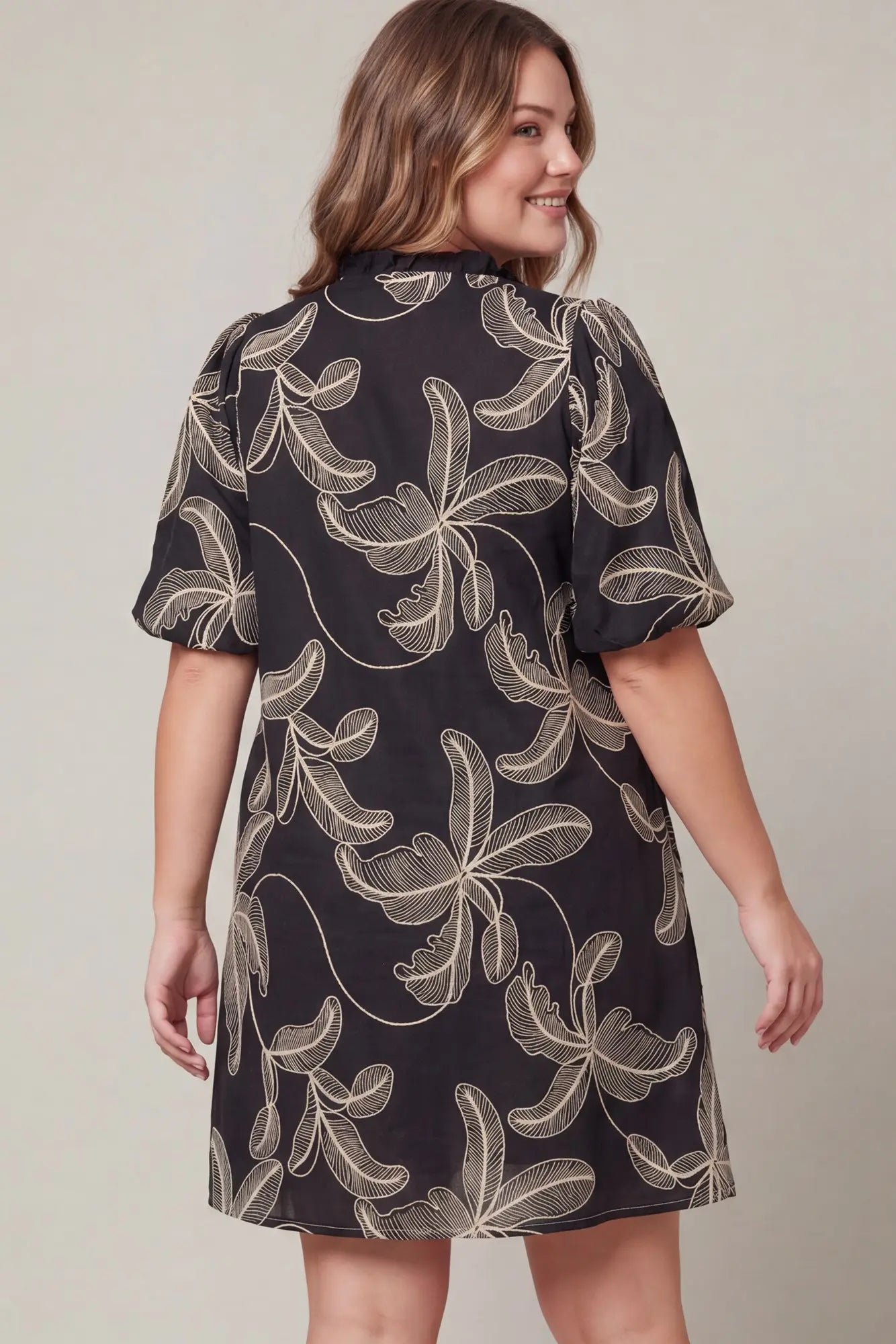 Embroidered Tunic Dress