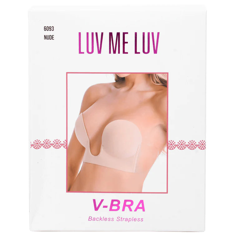 V Bra Backless Strapless