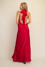 Load image into Gallery viewer, HALTER BACKOFF DRESS
