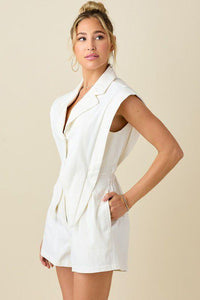 BLAZER STYLE TOP ROMPER