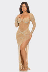 **SALE** RHINESTONE FORMAL DRESS