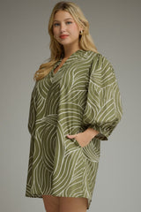 Printed Tunic Dress
