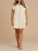 Load image into Gallery viewer, #2 Bow Print Shirt Dress
