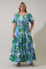 #4 Printed Maxi Dress