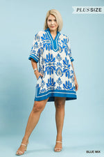 Load image into Gallery viewer, Printed Tunic Dress
