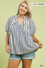 Load image into Gallery viewer, Stripe Blouse
