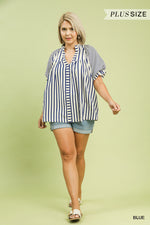 Load image into Gallery viewer, Stripe Blouse
