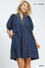 Load image into Gallery viewer, Denim Mini Dress
