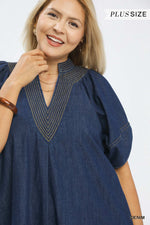 Load image into Gallery viewer, Denim Mini Dress
