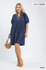 Load image into Gallery viewer, Denim Mini Dress
