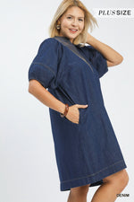 Load image into Gallery viewer, Denim Mini Dress
