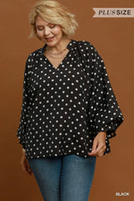 Load image into Gallery viewer, Polka Dots Blouse

