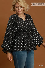 Load image into Gallery viewer, Polka Dots Blouse
