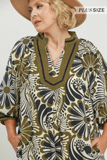 Load image into Gallery viewer, Printed Midi Dress
