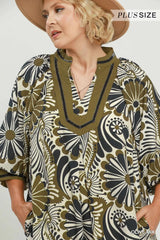 Printed Midi Dress