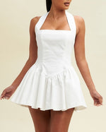 Load image into Gallery viewer, MINI CORSET HALTER DRESS
