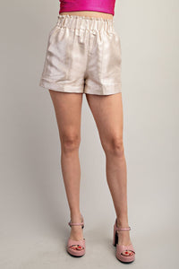 **SALE** METALLIC SHORT