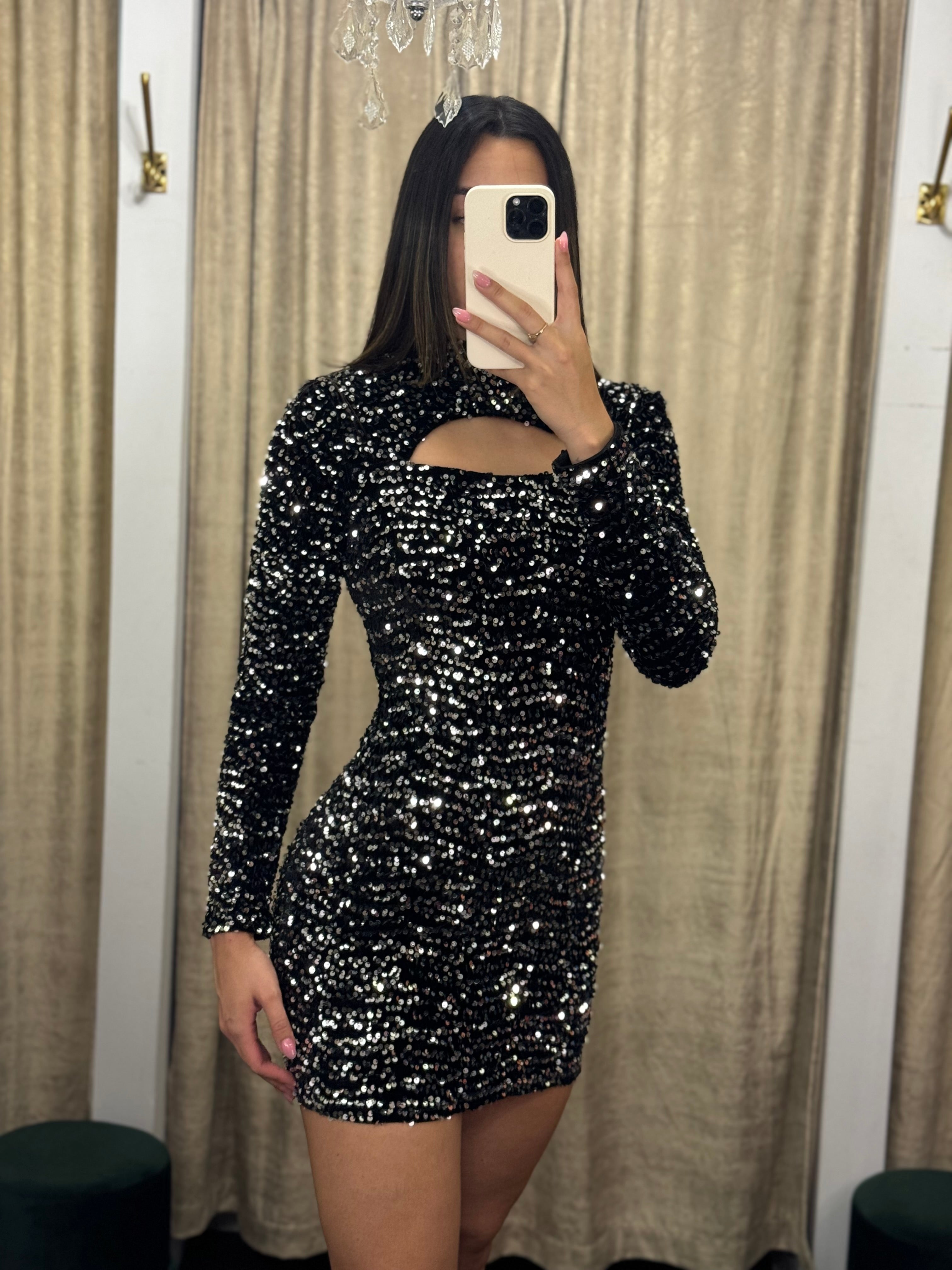 Sequins Mini Dress