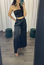 Load image into Gallery viewer, Sequins Top &amp; Palazzo Pants
