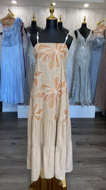 Load image into Gallery viewer, EMBROIDERED MIDI DRESS
