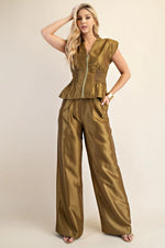 Load image into Gallery viewer, High Waist Wide Leg Pant
