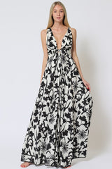 **SALE** PRINTED MAXI DRESS