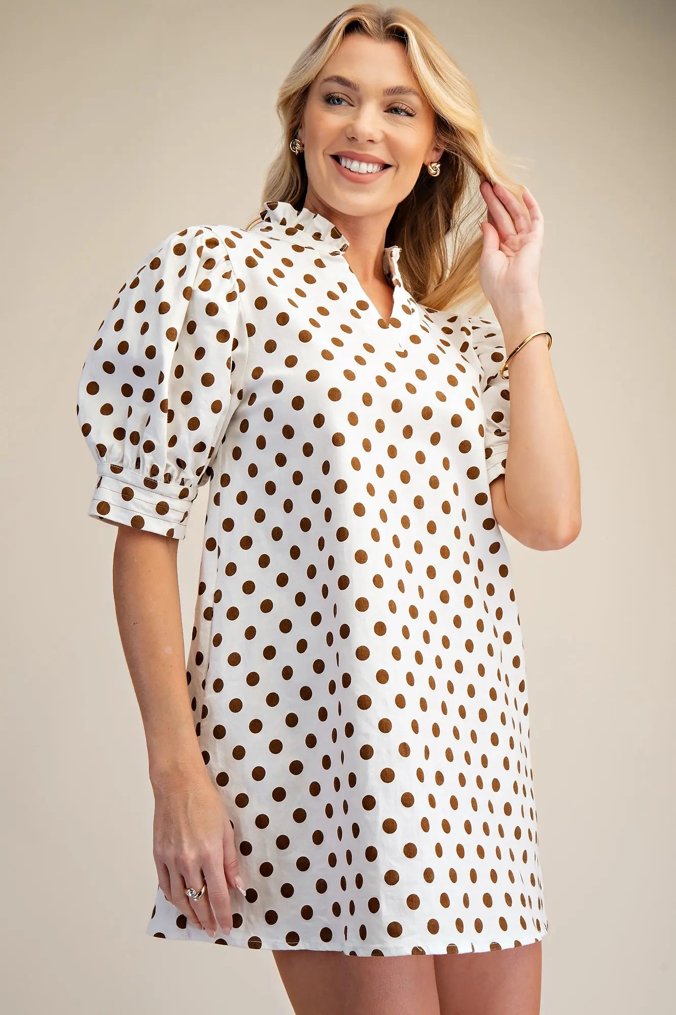 Polka Dots Mini Dress