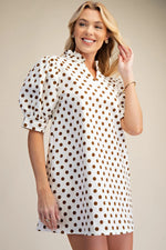 Load image into Gallery viewer, Polka Dots Mini Dress
