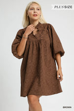 Load image into Gallery viewer, Brown Tunic Dress
