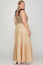 Load image into Gallery viewer, #1 Satin Tie Detail Midi Dress
