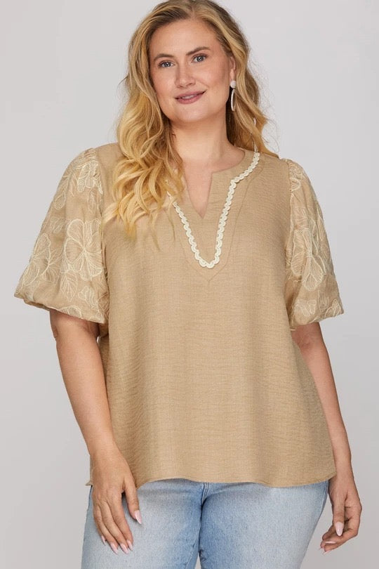 #14 Cream Blouse