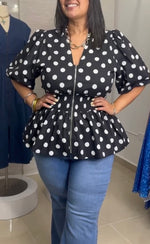 Load image into Gallery viewer, #21 Polka Dots Top
