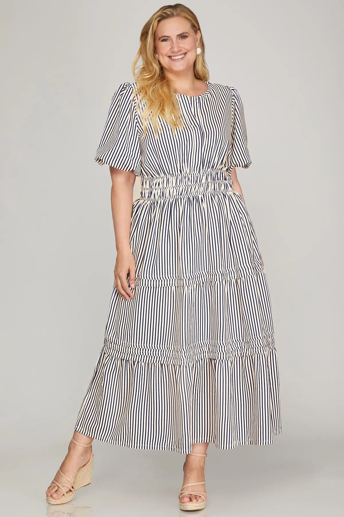 #11 Stripes Maxi Dress