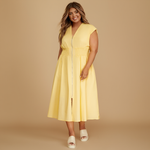 Load image into Gallery viewer, Yellow Midi Dress
