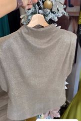 **SALE** HIGH NECK SLEEVELESS TOP