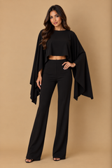 CAPE TOP PANT SET