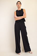 Load image into Gallery viewer, BLACK HIGH WAISTED PANT
