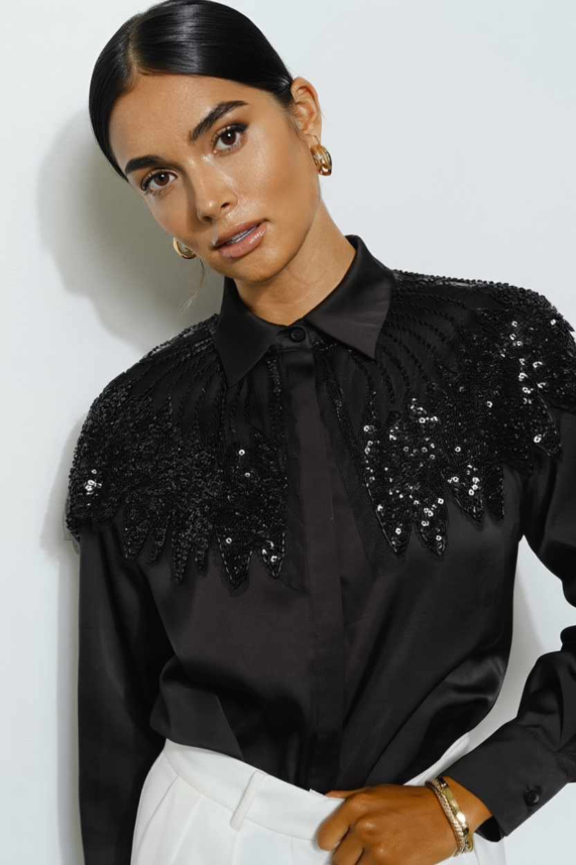 **SALE** SATIN TOP