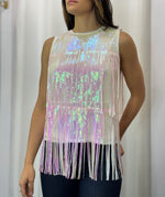 Load image into Gallery viewer, **SALE** Fringe Sequins Top
