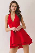 Load image into Gallery viewer, HALTER MINI DRESS

